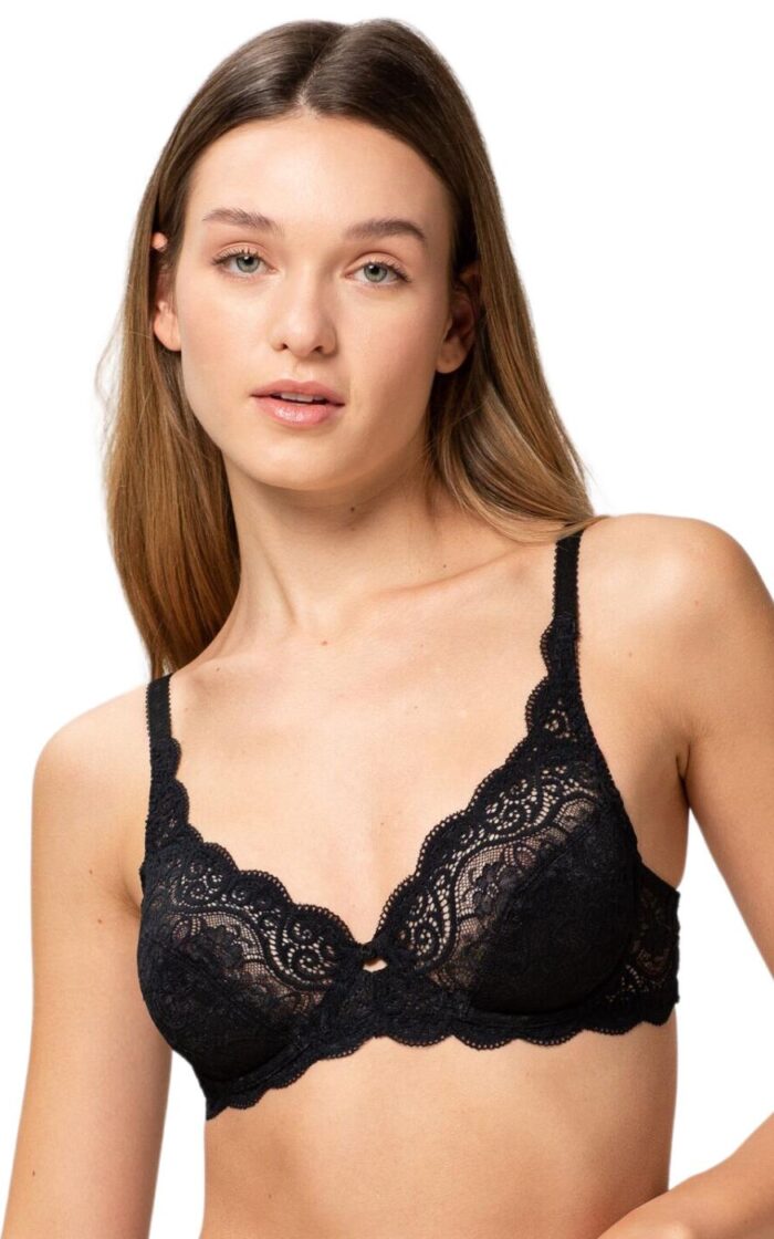 Triumph Amourette 300 Underwired Bra - Black - 32E