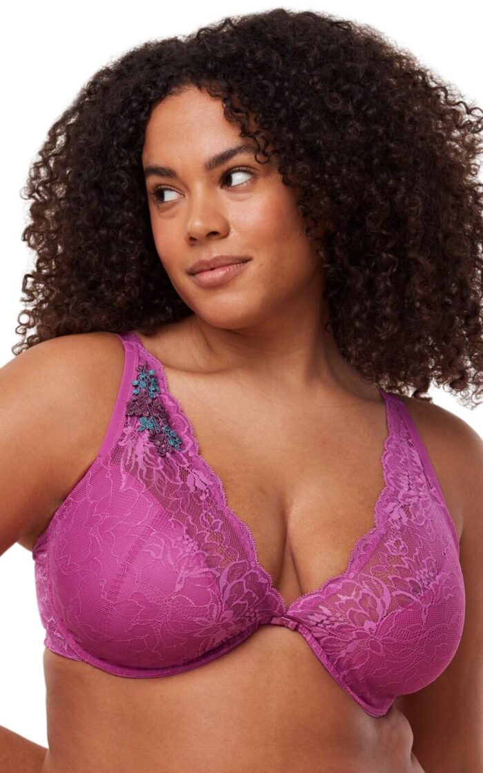 Triumph Amourette Charm Plunge Bra - Flash Pink - 36A