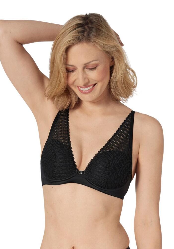 Triumph Aura Spotlight High Apex Padded Bra - Black - 32C