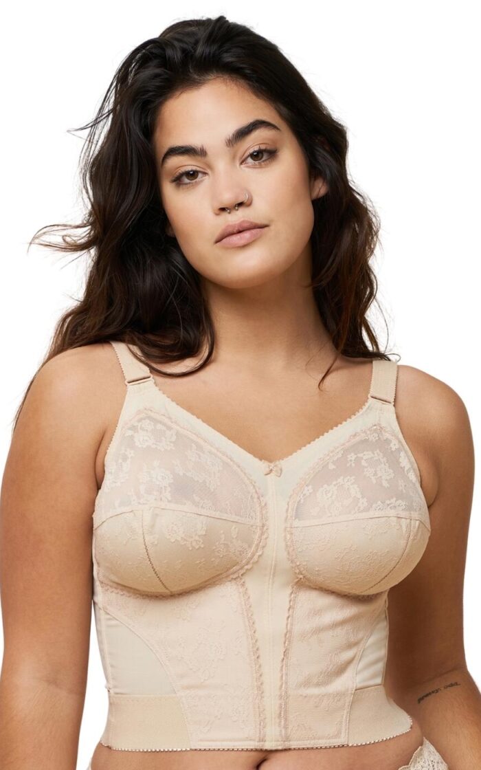 Triumph Doreen Non Wired Longline Bra - Skin - 44C