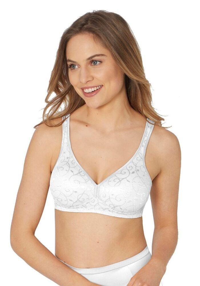 Triumph Elegant Cotton Non Wired Bra - White - 38C