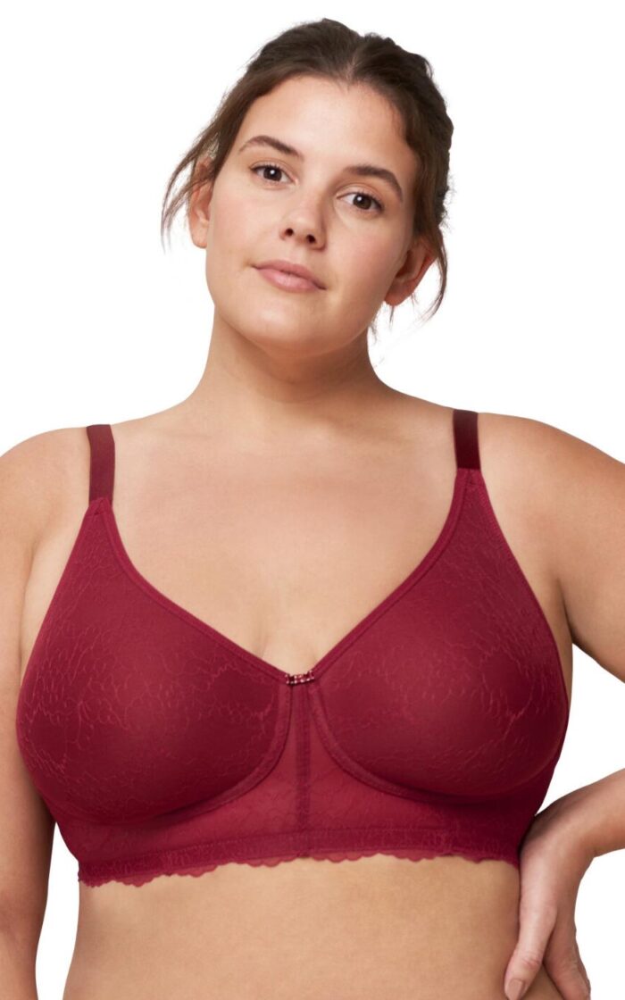 Triumph Mirage Spotlight Plunge Bra - Rumba Red - 32C