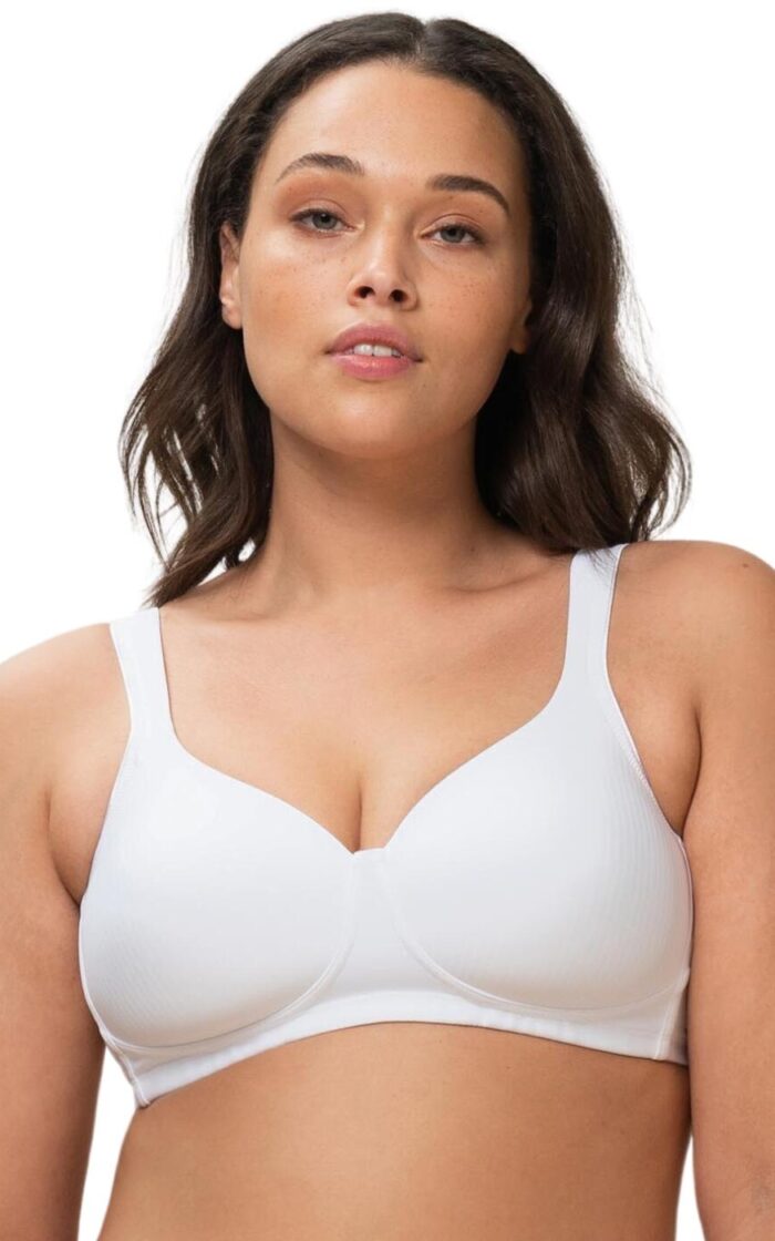 Triumph Modern Soft+ Cotton Padded Bra - White