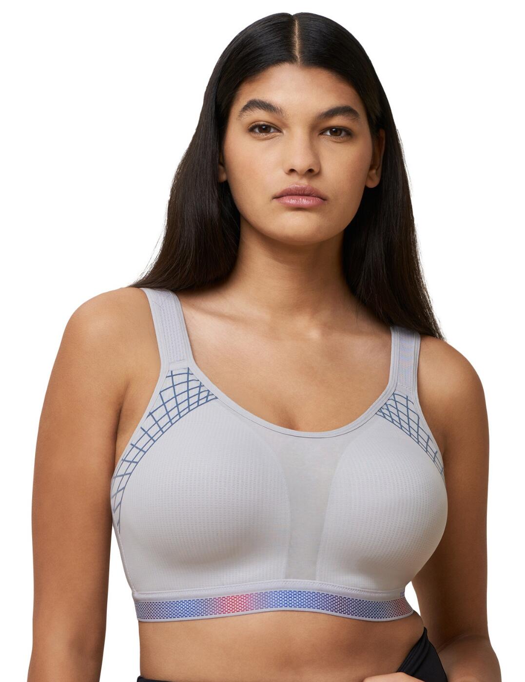 Triumph Triaction Cardio Cloud Sports Bra - Platinum - 32D
