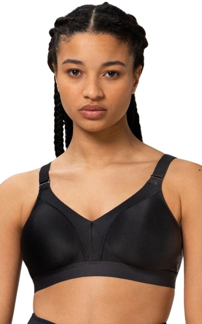 Triumph Triaction Wellness Non Wired Sports Bra - Black