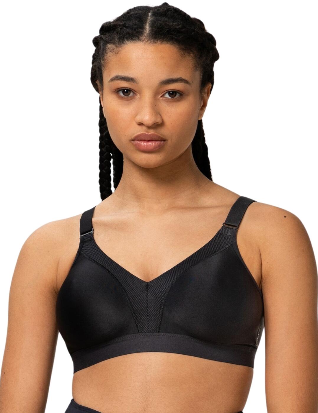 Triumph Triaction Wellness Non Wired Sports Bra - Black