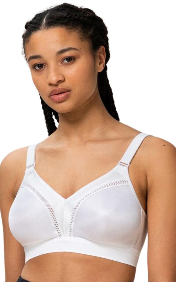 Triumph Triaction Workout Sports Bra - White - 32C