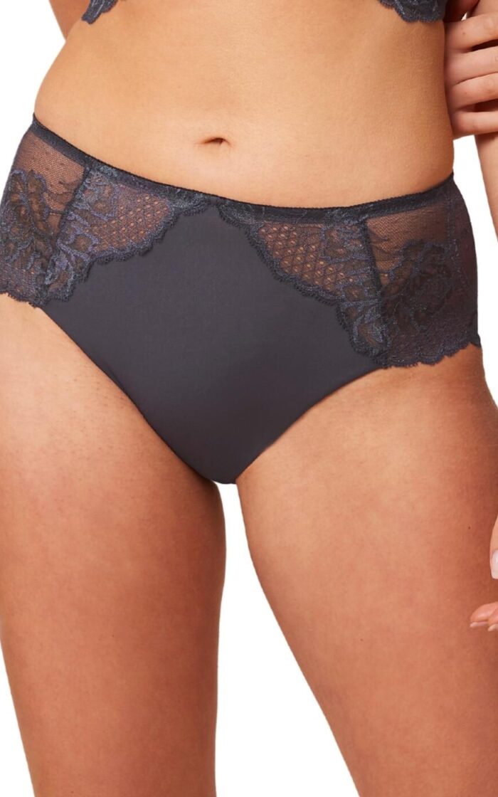 Triumph Wild Peony Florale Maxi Brief - Pebble Grey - S - 10