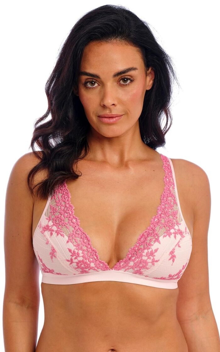 Wacoal Embrace Lace Soft Cup Bra - Ballet Slipper/Chateau Rose - 34