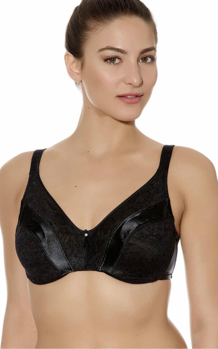 Wacoal Le Minimiser Slimming Bra - Black - 42E
