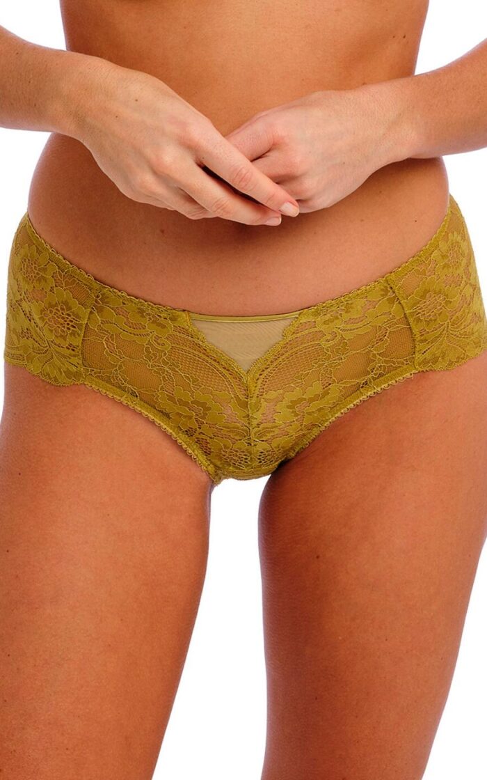 Wacoal Natsuki Lace Brief - Antique Gold - L - 14