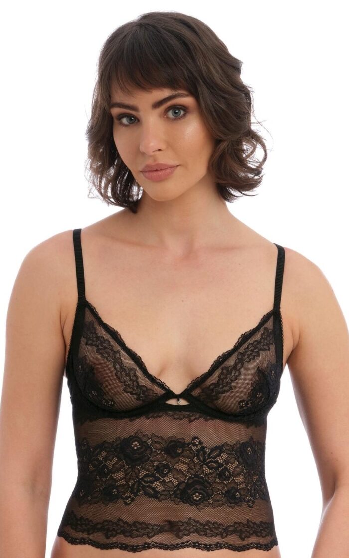Wacoal Ravissant Underwired Bralette - Black - XL - 16