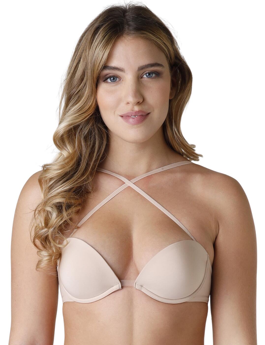 Wonderbra Ultimate Silhouette Plunge Bra - Beige - 32A